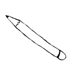 A-Rough-Drawing-of-Pencil-Coloring-Page